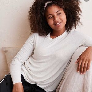 Aerie ribbed real soft tee